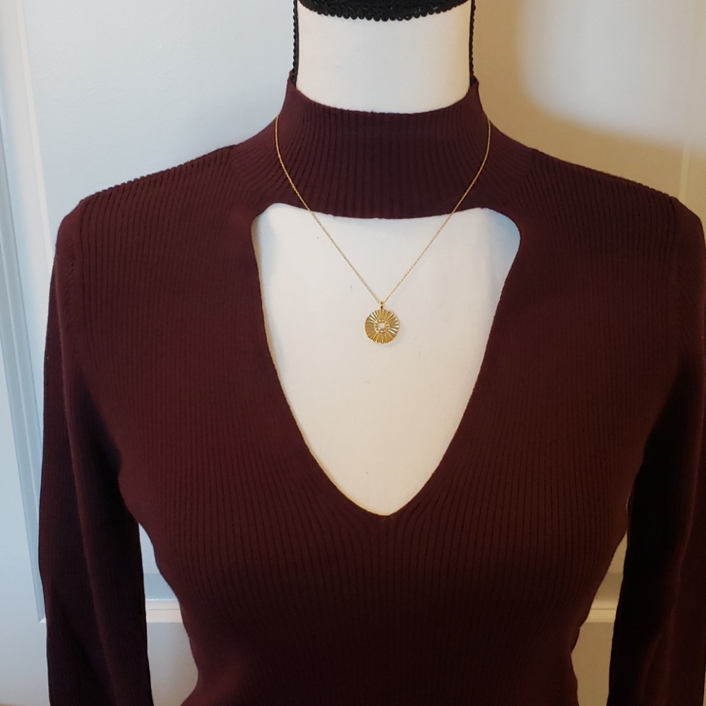 Express Rib Knit Sweater size L - Picture 2 of 6